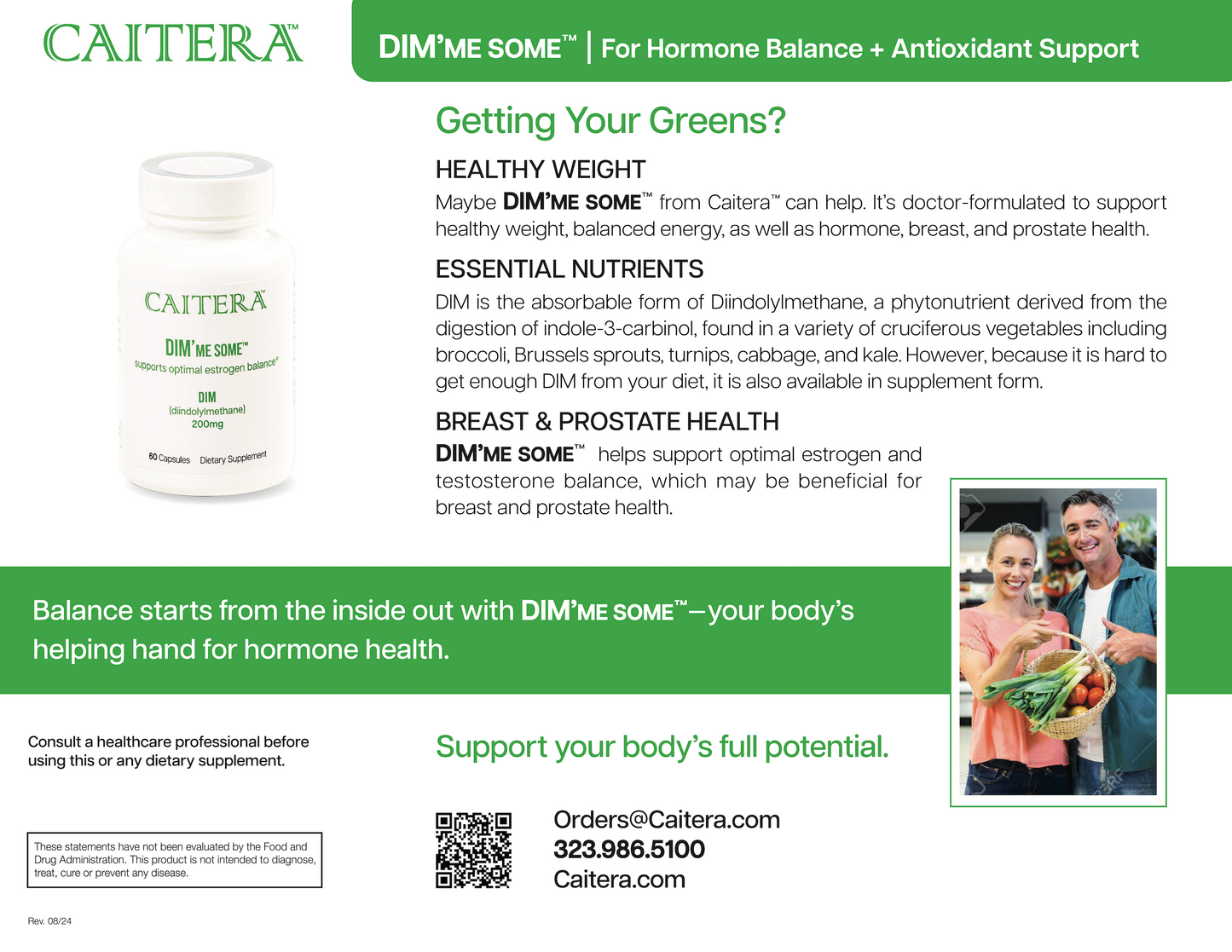DIM'ME SOME supplement Flyer