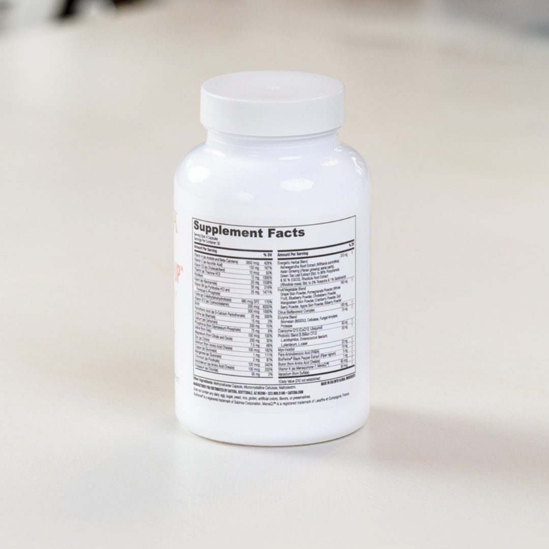 WELLNESS WAKE-UP supplement panel