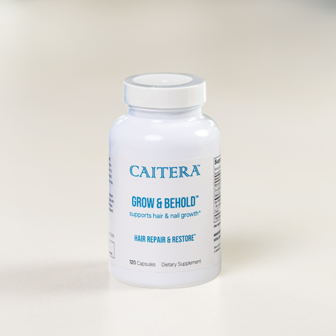 GROW & BEHOLD nutraceutical for hair regrowth